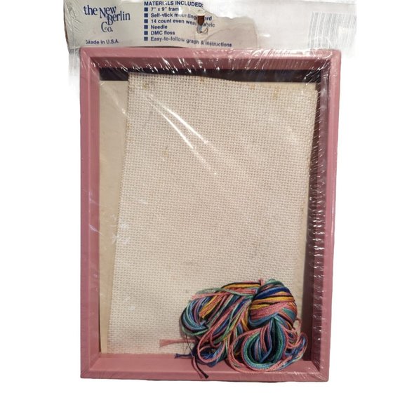 BERLIN CO. Cross Stitch Kit Sisters Are Joined Heart to Heart 2507 NEW - Picture 2 of 3